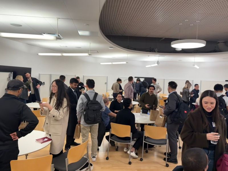 70+ founders at TNT cofounder matching at Harvard