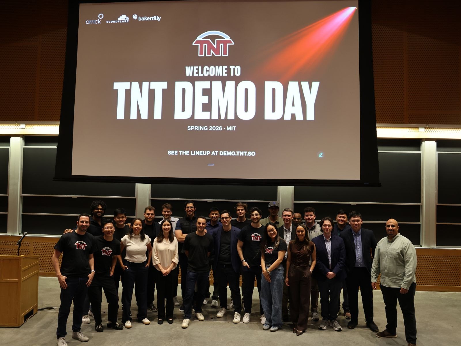 The TNT Spring 2026 cohort at Demo Day