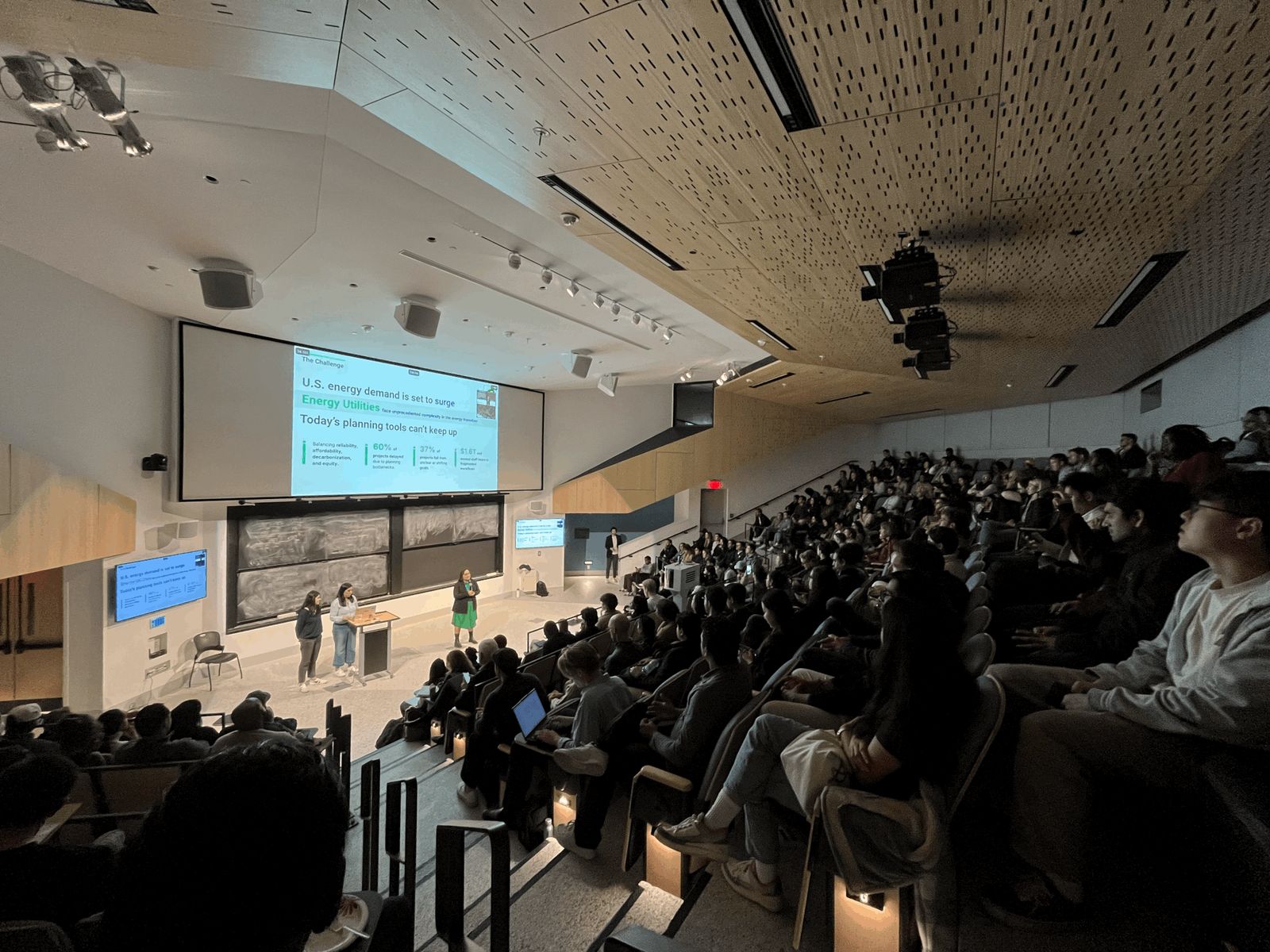 A packed hall at TNT demo day