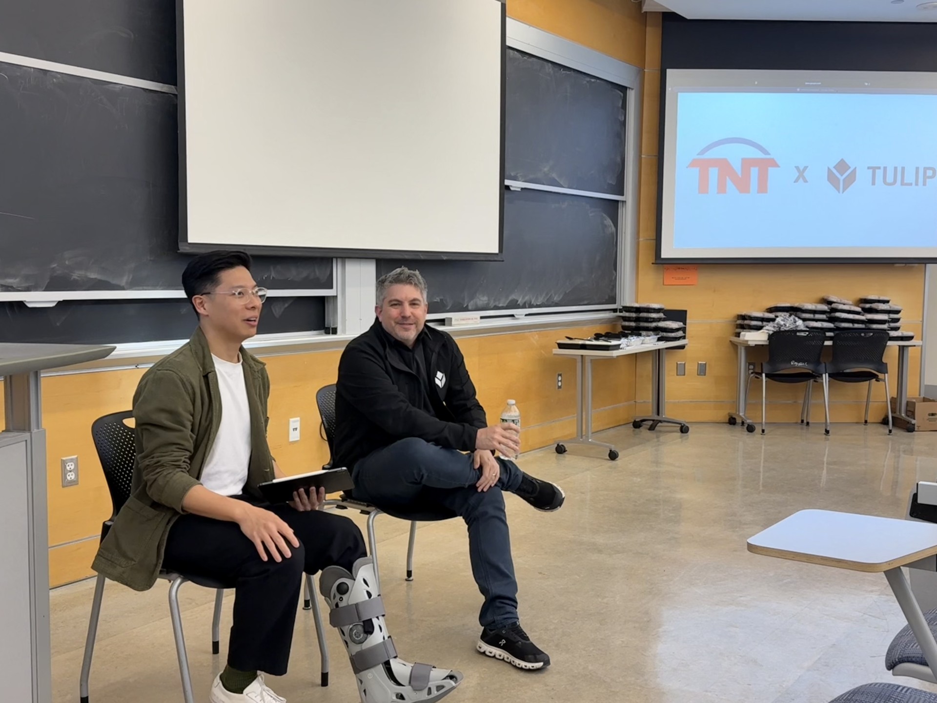 Tulip Interfaces co-founder and CEO Natan Linder fireside at MIT with TNT
