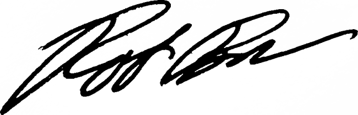 Rob Blaine's signature