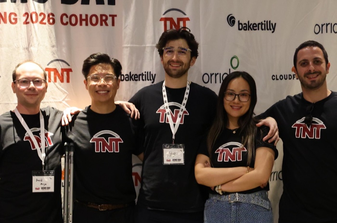 The TNT team at Demo Day, Spring 2026